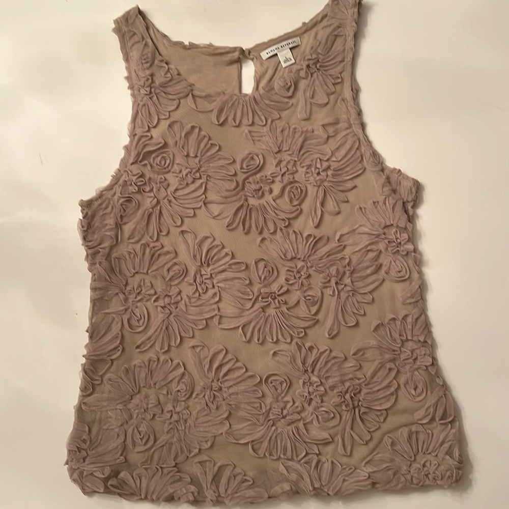 🤎Banana Republic allover tulle top🤎